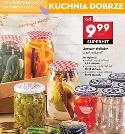 Biedronka Słoiki z nakrętkami poj. 320 ml oferta