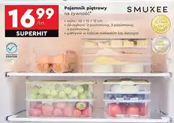Biedronka Pojemnik na żywność 4-poziomowe Smukee oferta