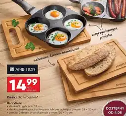 Biedronka Deski prostokątne do krojenia Ambition oferta
