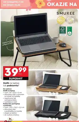 Biedronka Podstawka pod laptopa 57.5 x 30.5 5.5 cm Smukee oferta