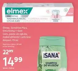 Rossmann Pasta do zębów plus Elmex Sensitive oferta