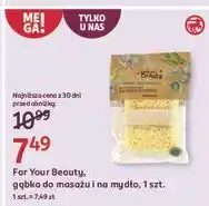 Rossmann Gąbka do kapieli i masażu For Your Beauty oferta