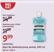 Rossmann Płyn do płukania ust Listerine Cool Mint oferta