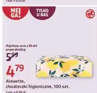 Rossmann Chusteczki higieniczne Alouette oferta