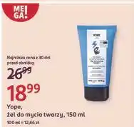 Rossmann Żel do mycia twarzy energia oczyszczenia Yope Men oferta