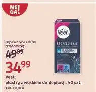 Rossmann Plastry do depilacji nóg i ciała skóra wrażliwa Veet Professional oferta