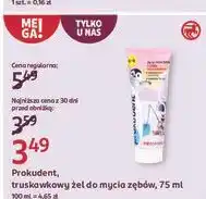 Rossmann Żel do mycia zębów truskawka Prokudent oferta