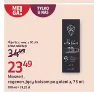 Rossmann Balsam po goleniu regenerujący Masveri oferta