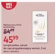 Rossmann Serum przyspieszające wzrost rzęs Long4Lashes oferta