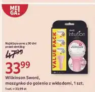 Rossmann Maszynka do golenia + 3 wkłady Wilkinson Intuition Variety oferta