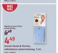 Rossmann Zawieszka do samochodu świeże pranie Aroma Home & Dorota oferta
