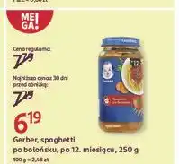 Rossmann Obiadek spaghetti po bolońsku Gerber Junior oferta