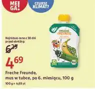Rossmann Mus jabłko banan szpinak ogórek Erdbar Freche Freunde oferta