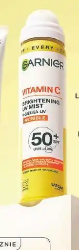 Rossmann Mgiełka do twarzy spf 50+ Garnier Vitamin C oferta