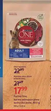 Rossmann Karma dla psa adult mini wołowina i ryż Purina One oferta