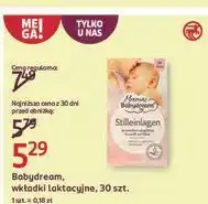 Rossmann Wkładki laktacyjne Babydream oferta