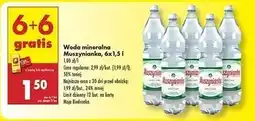 Biedronka Woda niegazowana Muszynianka oferta