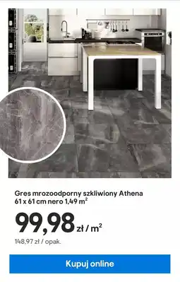 Castorama Gres mrozoodporny szkliwiony Athena oferta