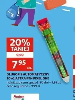 Auchan Długopis 10w1 pixel one Astra oferta