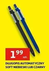Auchan Długopis soft czarny Podniesiony Kciuk oferta