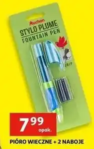 Auchan Pióro wieczne + naboje Auchan oferta