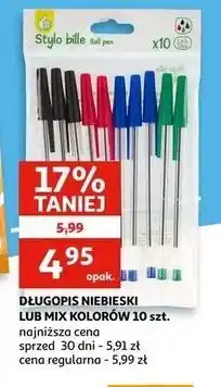 Auchan Długopisy mix Podniesiony Kciuk oferta