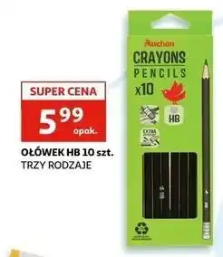 Auchan Ołówki hb Auchan oferta