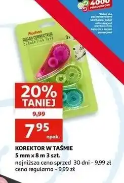 Auchan Korektory w taśmie mini Auchan oferta