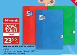 Auchan Brulion a4 96 kartek oxford esse Oxford oferta