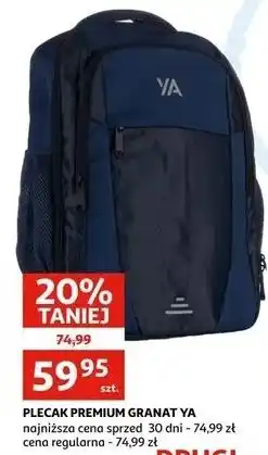 Auchan Plecak premium ya granat oferta