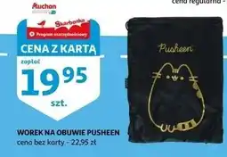 Auchan Worek na buty pusheen oferta