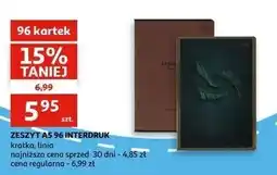 Auchan Zeszyt a5 96 kartek linia Interdruk oferta