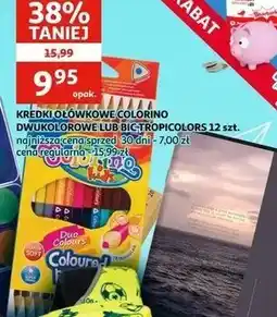 Auchan Kredki ołówkowe tropicolor Bic Kids oferta