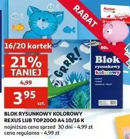 Auchan Blok rysunkowy a4 Top-2000 oferta