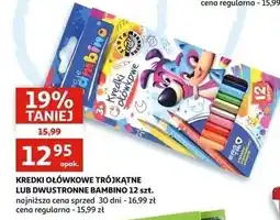 Auchan Kredki ołówkowe 12 kolorów Moje Bambino oferta