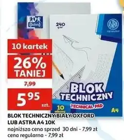 Auchan Blok techniczny a4/10k Astra oferta