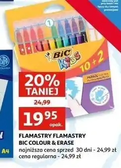 Auchan Flamastry colour & erase Bic Kids oferta