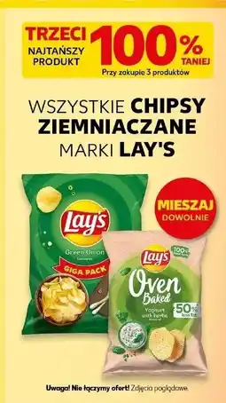 Kaufland Chipsy jogurt z ziołami ogrodowymi Lay's Oven Baked (Prosto Z Pieca) oferta