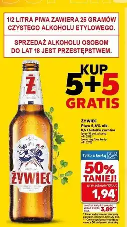 Kaufland Piwo Żywiec Jasne Pełne oferta