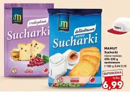 Kaufland Sucharki z rodzynkami Mamut oferta