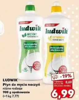 Kaufland Płyn do mycia naczyń miętowy Ludwik oferta