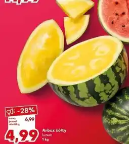 Kaufland Arbuz żółty oferta