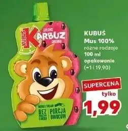 Kaufland Mus jabłko-arbuz-aronia Kubuś oferta