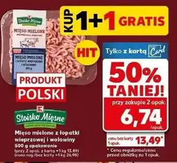 Kaufland Mięso mielone z łopatki wieprzowej i wołowiny Stoisko Mięsne oferta
