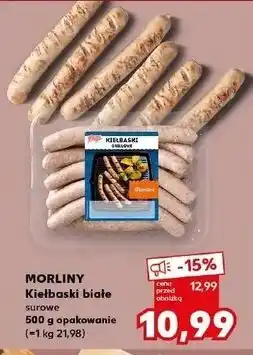Kaufland Kiełbasa biała surowa Morliny oferta