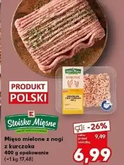 Kaufland Mięso mielone z nogi kurczaka Stoisko Mięsne oferta