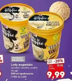 Kaufland Lody cookie dough K-Classic Takie It Veggie oferta