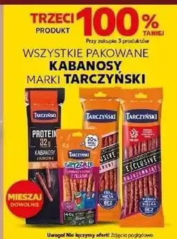 Kaufland Kabanosy bekonowe Tarczyński Exclusive oferta