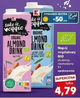Kaufland Napój migdałowy niesłodzony K-Take It Veggie oferta