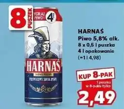 Kaufland Piwo Harnaś Jasne Pełne oferta